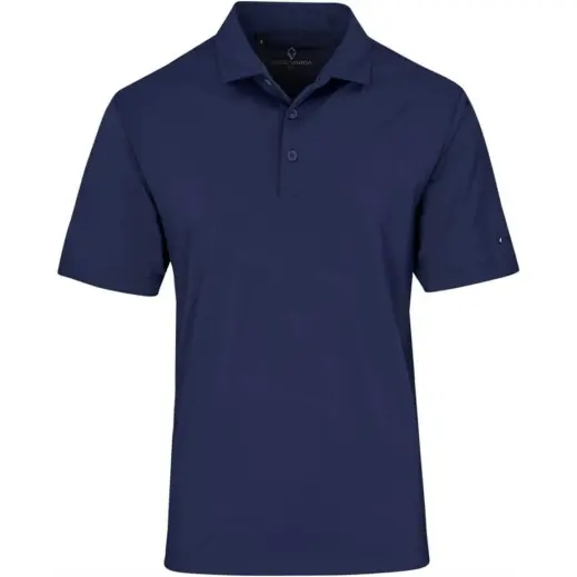 Mens Alex Varga Lucca Golf Shirt Navy